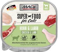 Mac's Cat Comida Húmeda Premium para Gatos 16 x 100 Gr (Pollo Y Cordero)