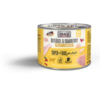 Mac's Cat Comida Húmeda Premium para Gatos 6 x 200 Gr (Aves De Corral Y Arándanos)