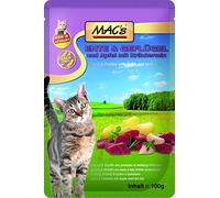 MACs Cat Pouch Pack Ente & Apfel 100g (Menge: 12 je Bestelleinheit)