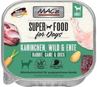 Mac's Dog Comida Húmeda para Perros 10 x 150Gr (Conejo, Venado Y Pato)