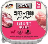 Mac's Dog Comida Húmeda para Perros 10 x 150Gr (Ternera Y Pato)