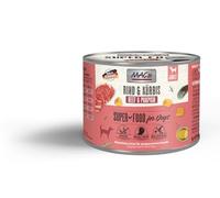 Mac's Dog Comida Húmeda Súper Premium para Perros 6 X 200 Gr (Ternera Y Calabaza)