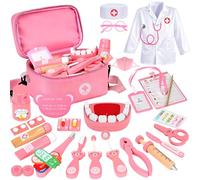 Mactoou Maletin Medicos Juguete, Kit Medico Infantil, Doctora Juguetes para Niñas de 3+ Años