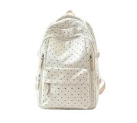 Macuto De Viaje Para Mujer Mochila Estudiantil De Nailon Con Lunares Para