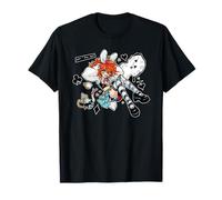 Mad Alice Punk Wonderland Bunny Orejas Melting Clock Caos Camiseta