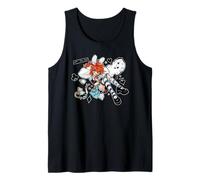 Mad Alice Punk Wonderland Bunny Orejas Melting Clock Caos Camiseta sin Mangas
