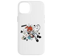 Mad Alice Punk Wonderland Bunny Orejas Melting Clock Caos Carcasa para iPhone 14 Plus