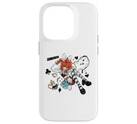 Mad Alice Punk Wonderland Bunny Orejas Melting Clock Caos Carcasa para iPhone 14 Pro