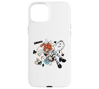 Mad Alice Punk Wonderland Bunny Orejas Melting Clock Caos Carcasa para iPhone 15 Plus