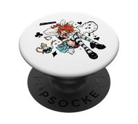 Mad Alice Punk Wonderland Bunny Orejas Melting Clock Caos PopSockets PopGrip Adhesivo