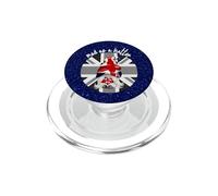 Mad as a Hatter Union Jack British GNOME London Graphic PopSockets PopGrip para MagSafe