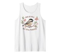 Mad As Hell Manifestante pacífico Chickadee de Primavera Camiseta sin Mangas