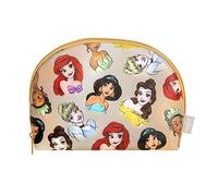 MAD Beauty Bolsa de Maquillaje de Princesa Disney | Ariel Jasmine Cenicienta Tiana Belle | Producto Oficial de Disney | Novedosos Regalos de Belleza, cosméticos y Cuidado de la Piel para Mujeres