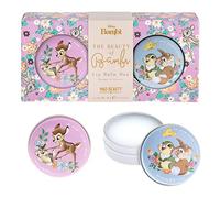 MAD BEAUTY Disney Beauty of Bambi Lip Balm Duo, Strawberry & Vanilla Lip Balms, Thumper & Bambi, Hydrate, Soften, Moisturize, Scented, Fragranced
