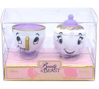 MAD BEAUTY Disney La Bella y la Bestia Duo Bálsamo Labial - Pack 2 hidrata y Nutre, Translúcido con Aroma Frutal, Cuidado y Suavidad de Labios