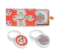 MAD BEAUTY Disney Mickey Mouse B lsamo Labial Duo con Aroma a Bayas Escarchadas y Vainilla, Paquete de 2, Envuelto para Regalo, Hidratante para N