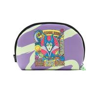 MAD Beauty Disney Villains Maléfica - Neceser de maquillaje, estilo manga, perfecto para el cuidado de la piel, 14 cm, diseño icónico de Maléfica con cremallera de borla, regalo ideal para los fans de