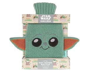 MAD BEAUTY. Star Wars Bolsa de Agua Caliente The Mandalorian Grogu: Mantente cálido y acogedor con esta bolsa de agua caliente inspirada en Grogu de The Mandalorian.
