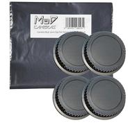 Mad Camera - 4X Tapas Traseras para Lente - Protección contra Polvo para Montura de Lente Canon EOS EF-S - Compatible con Canon