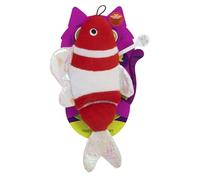 Mad Cat Bright Fish Kicker | Juguete para gatos iluminado activado por tacto | Infusión de hierba gatera y vid plateada | Sonido arrugado atractivo | Ideal para jugar en interiores y gatos activos