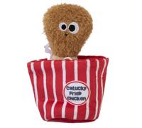 Mad Cat Catucky - Juguete de pollo frito, hierba gatera + juguete para gatos de vid plateada, 2 juguetes en 1, para gatos de todas las edades