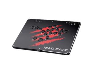 MAD CATZ N.E.K.O. - Controlador Arcade leverless All Button - 18 botones mecánicos Kailh Choc V2 intercambiables - Modos SOCD - Compatible con PS4, PC y Nintendo Switch - Diseño personalizable