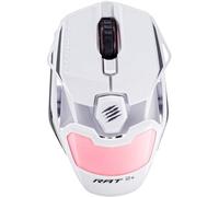 Mad Catz R.A.T. 2+ - Ratón (mano derecha, Óptico, USB, 5000 DPI, 5000 pps, Blanco)