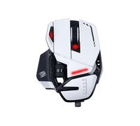 Ratón Gaming con Cable Mad Catz RAT 6+ Blanco - Sensor Óptico 12000 DPI - 11 Botones Programables - Diseño Ajustable - RGB - Ergonómico PC Gaming