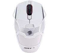 Mad Catz RAT 1+ Ratón Gaming 2000 DPI Blanco