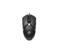 MAD CATZ Rat Bat 6+ Ratón Gamer con cable Ambidextro - Ratón ergonómico con 10 botones programables - Sensor 16000 DPI - Ratón Gaming PC negro RGB