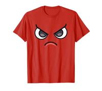 Mad Cranky Face - Funny Cartoon Red Camiseta