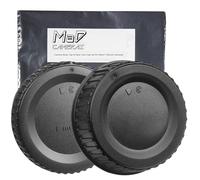 MaD F Mount Body Cap Cover & Rear Lens Cap para Nikon D3500 D3400 D3300 D3200 D5000 D5100 D5200 D5300 D5500 D5600 D7000 D7100 D7200 D7700 D7100 D7200 D7700 500 D. 850 D800 D810 D780 D750 D610 D500