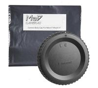 MaD F Mount Body Cap Cover & Rear Lens Cap para Nikon D3500 D3400 D3300 D3200 D5000 D5100 D5200 D5300 D5500 D5600 D7000 D7100 D7200 D7700 D7100 D7200 D7700 500 D. 850 D800 D810 D780 D750 D610 D500