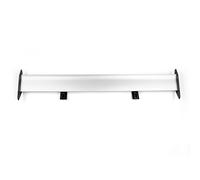 MAD HORNETS Apto para Universal Hatch Adjustable Aluminum GT Rear Trunk Wing Racing Spoiler Silver Adjustable Rear Spoiler Racing Wing