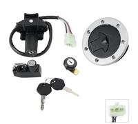 MAD HORNETS Ignition Fuel Cap Helmet Lock Set para Kawasaki ZZR600 1993-2004