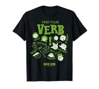 Mad Libs Find Your Verb Characters Camiseta