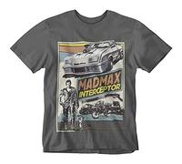 Mad MAX - Camiseta para hombre, diseño de película V8 Interceptor Pursuit Car Police Freedom Fighter Bad Color Negro, Negro, L