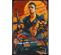 Mad Max Carteles de chapa vintage Cartel de chapa Retro Letrero de metal Placa Arte Decoración de pared 8 × 12 Pulgadas