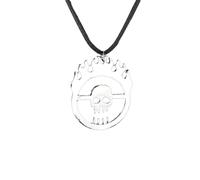 Mad Max Furia Carretera de la Guerra Inmortal Joe Calavera Ardiente Facción Logo Hueco Colgante Colgante Joyería Hombres Joyería