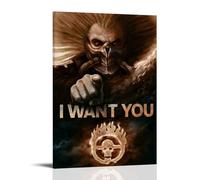Mad Max Fury Road I WANT YOU Póster Pintura Decorativa Lienzo Arte de Pared Salón Póster Dormitorio Pintura, Arte de Pared Impresión de Imagen Moderna Decoración de Habitación Familiar 40 x 60 cm (40