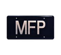 Mad MAX | Patrulla de la Fuerza Principal | Placa de matrícula Estampada de Metal