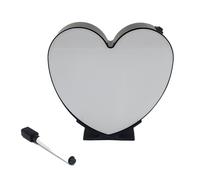 Mad Monkey Lámpara corazón, Blanco, Negro, One Size