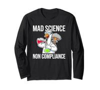 Mad Science Incumplimiento Científico Divertido Ganso Química Manga Larga