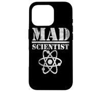 Mad Science Scientist Atom Nerd Química Física Tecnología Carcasa para iPhone 16 Pro