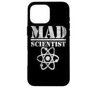 Mad Science Scientist Atom Nerd Química Física Tecnología Carcasa para iPhone 16 Pro MAX