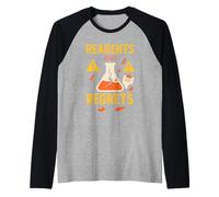 Mad Scientist Chaos Control Química Humor Regalo Camiseta Manga Raglan