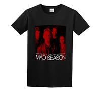 Mad Season River of Deceit I Dont Know Anything Live Men's T-Shirt Unisex Black Cotton Hip Hop Print tee Shirts L