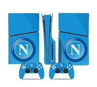 MaD Vision® Kit de skins extra duradero para PlayStation (PS5) Slim Disc | Kit de pegatinas de vinilo mate para consola + 2 controladores, para diseño Napoli