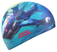 Mad wave shark silicone cap azul