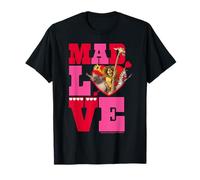 Madagascar Amor Loco Corazón Animal Diversión Camiseta